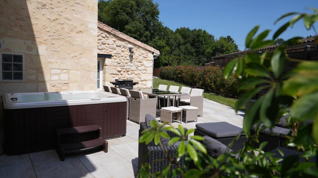 Domaine Des Pierres Precieuses - Demeure De Charme - Grand Standing - 15 Pers - Spa - Massages - Detente Et Bien-Etre - 30' Bordeaux Gauriaguet Exteriér fotografie